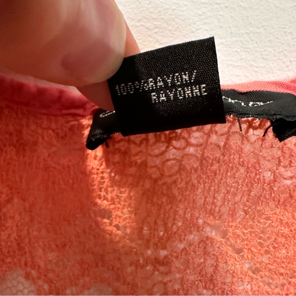 ๐๏ธ4 for 20$ / Seduction Lace back crop knot tank top cami / Coral / M - Picture 9 of 10